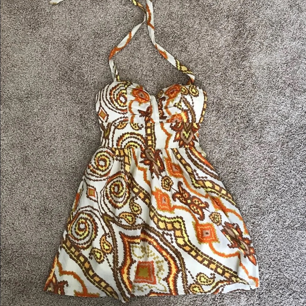 GUESS halter top mini dress
